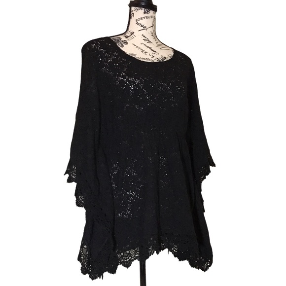 Passion Concept Batwing Bathing Suit Cover Up / M - Picture 2 of 6